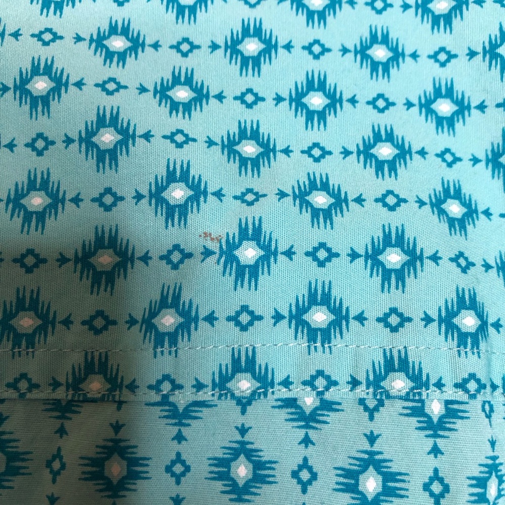 Ariat Blue Patterned Casual Button Down Shirt - image 5